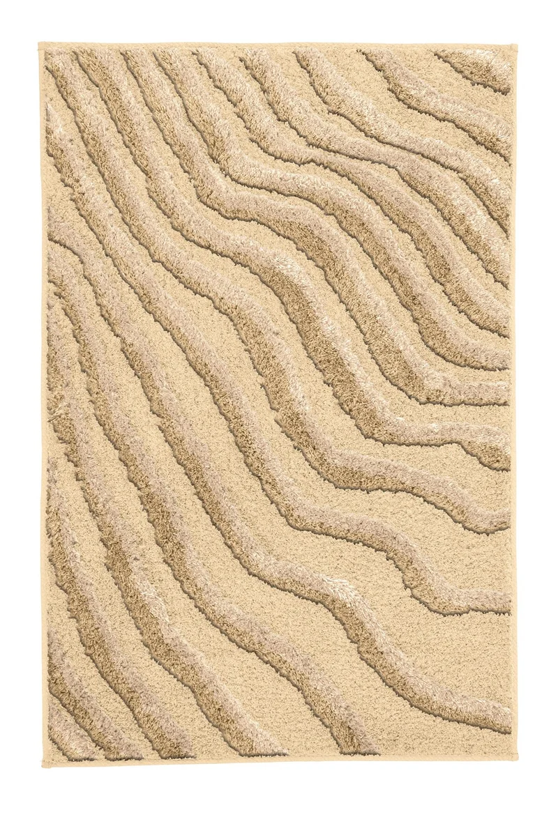 Badteppich TERRACE Sandbeige 60 x 100 cm