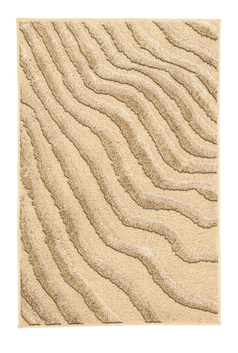 Badteppich TERRACE Sandbeige 70 x 120 cm