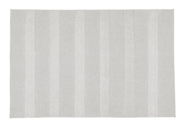 Badteppich TIKKA Silbergrau 70 x 120 cm