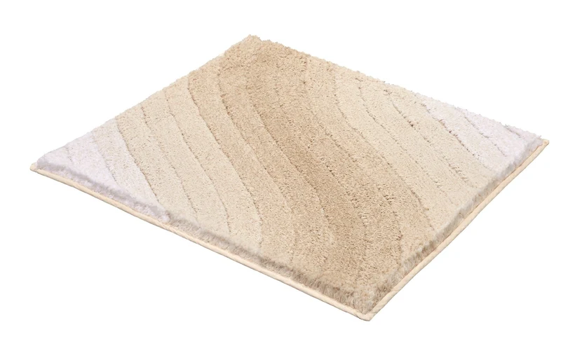Badteppich TENDER Sandbeige 60 x 60 cm