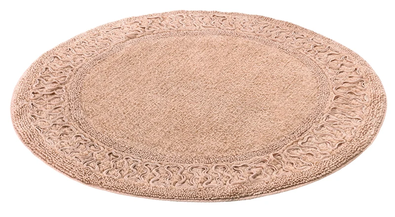 Badteppich TALIA Pearl 80 cm rund