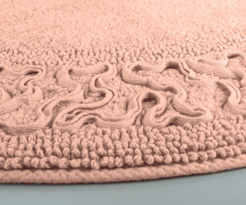 Badteppich TALIA Pearl 80 cm rund