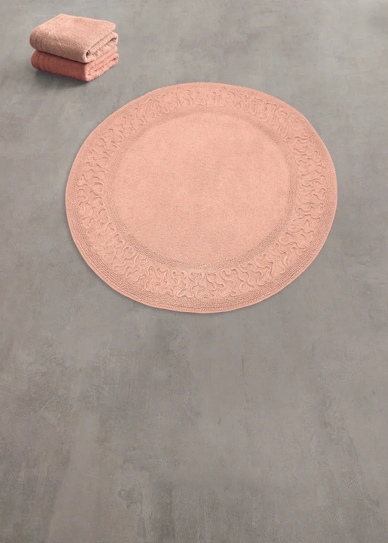 Badteppich TALIA Pearl 80 cm rund