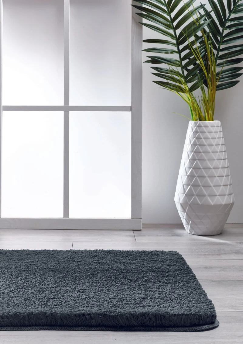 Badteppich MEADOW Schiefer 70 x 120 cm