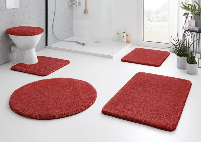 Badteppich RELAX Rosenholz 60 cm rund
