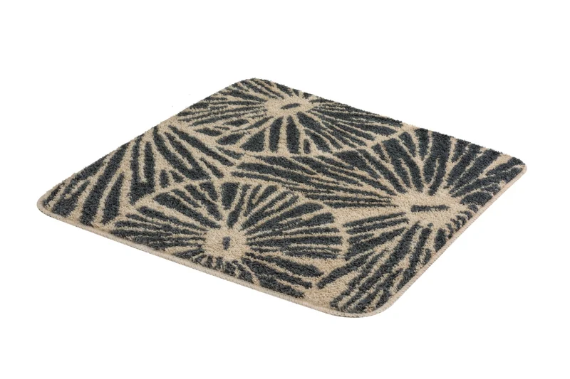 Badteppich LOTUS Anthrazit 60 x 60 cm