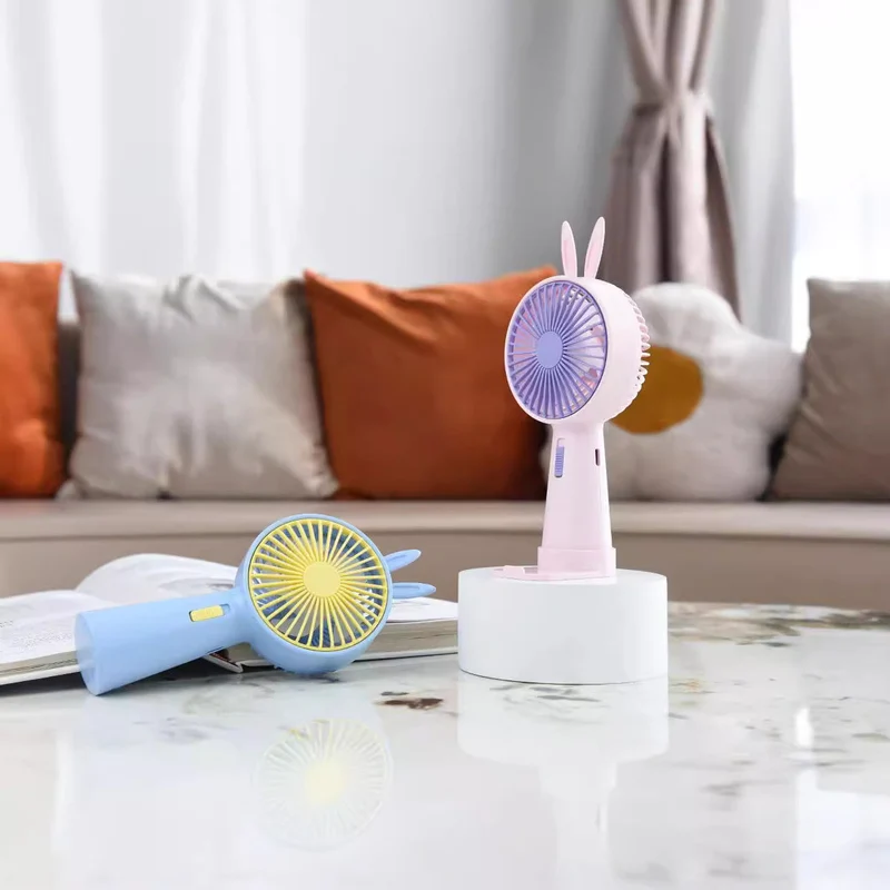 Bærbar Håndholdt Kjøleventilator med Unik Gevir Design Luvikno