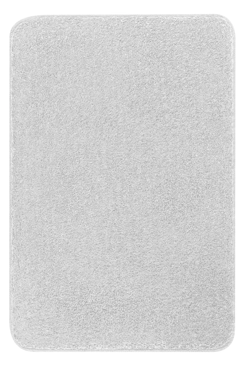 Badteppich MEADOW Silbergrau 60 x 90 cm