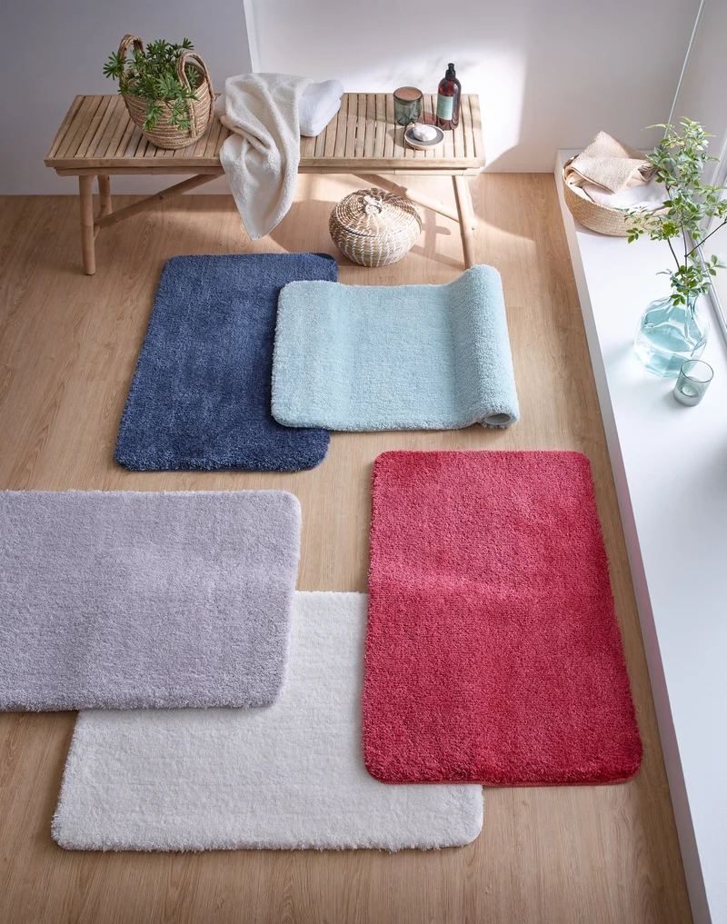 Badteppich MEADOW Silbergrau 60 x 90 cm