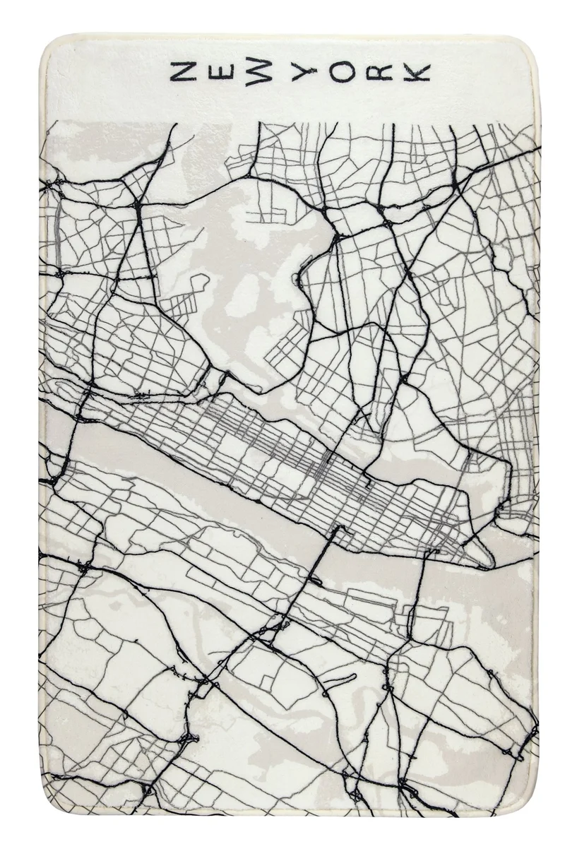 Badteppich NEW YORK Auster 50 x 80 cm