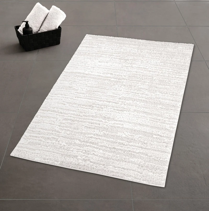 Badteppich GLOW Weiß 70 x 120 cm