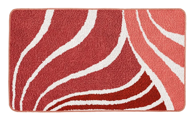 Badteppich FLAME Marsala 80 x 140 cm