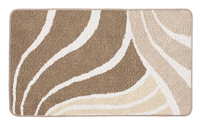 Badteppich FLAME Taupe 80 x 140 cm