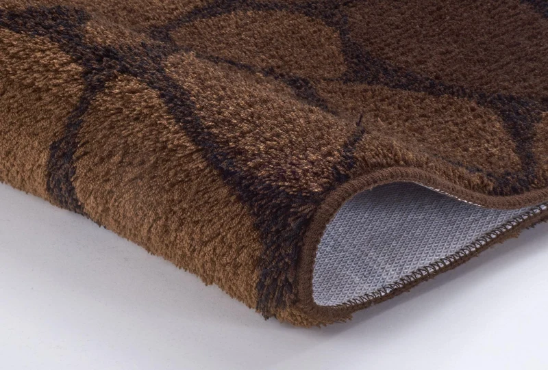Badteppich INSPIRE Nussbraun 60 x 60 cm