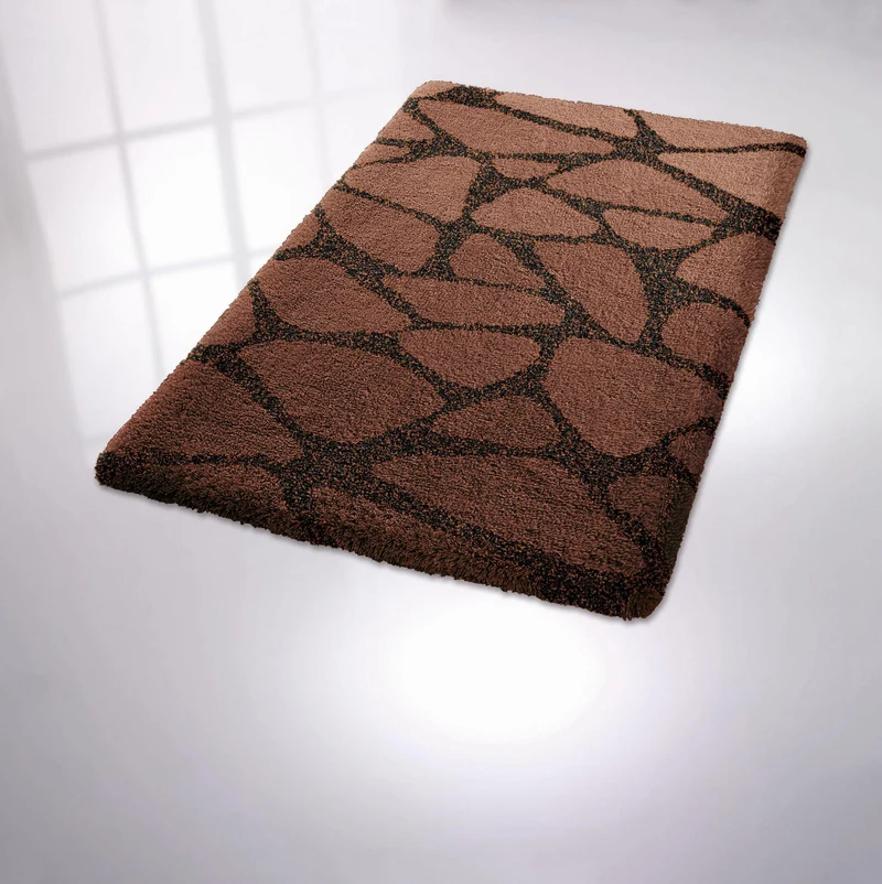 Badteppich INSPIRE Nussbraun 60 x 60 cm