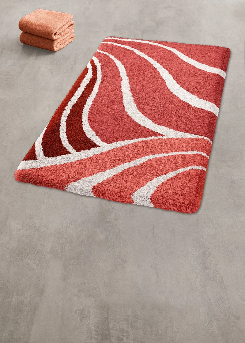 Badteppich FLAME Marsala 60 x 100 cm