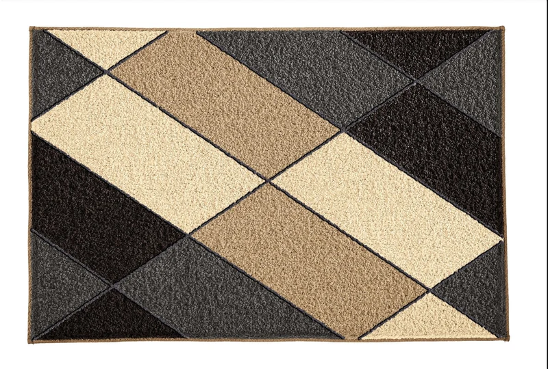 Badteppich AYANA Schwarz 60 x 100 cm
