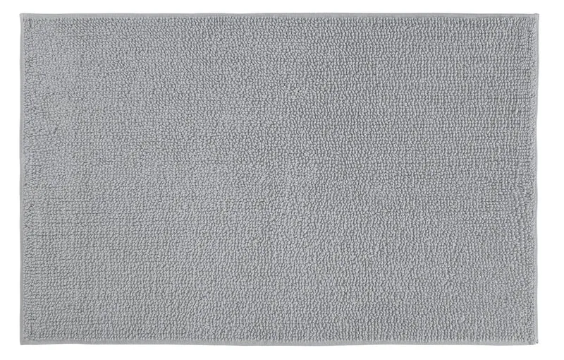 Badteppich CHRISSY Silbergrau 60 x 100 cm
