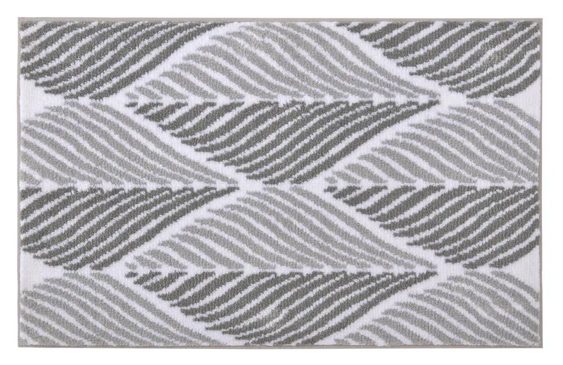 Badteppich LEAF Anthrazit 60 x 90 cm