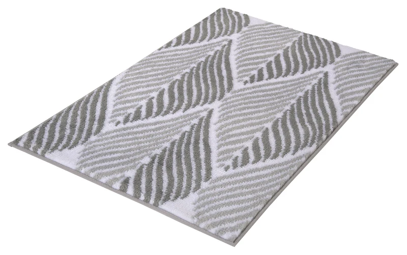 Badteppich LEAF Anthrazit 60 x 90 cm