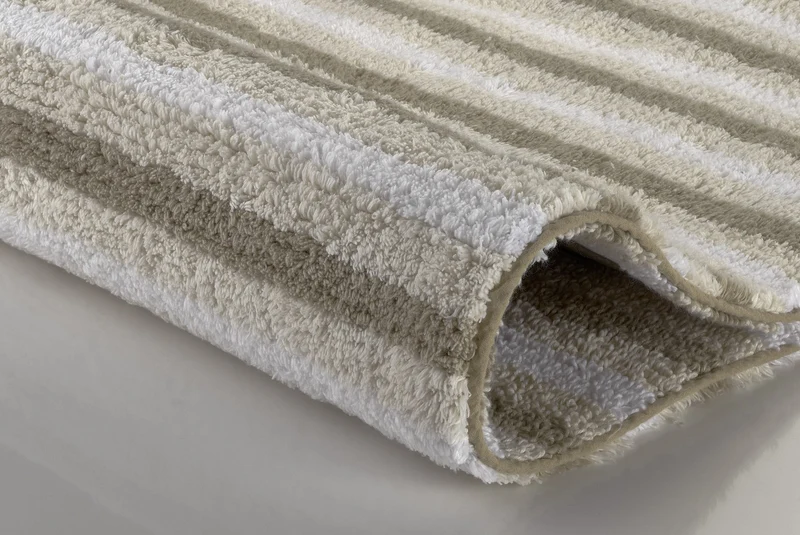 Badteppich GEORGE Sandbeige 60 x 90 cm