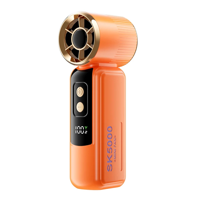 Unisex Bærbar Oppladbar Mini Vifte Luvikno