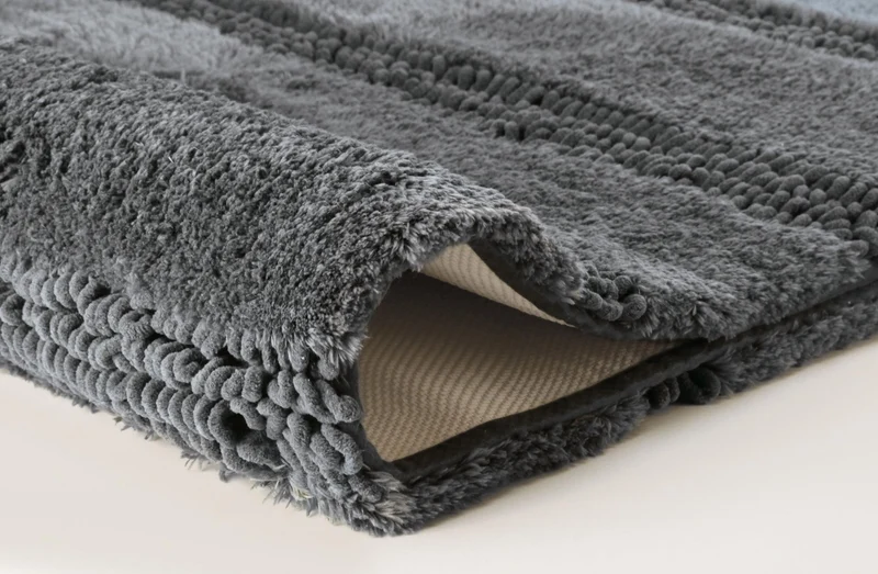 Badteppich MONROVIA Schiefer 80 x 140 cm