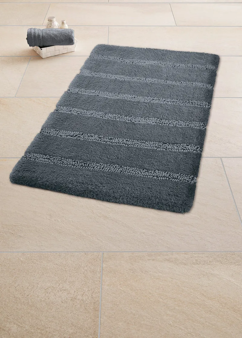 Badteppich MONROVIA Schiefer 60 x 60 cm