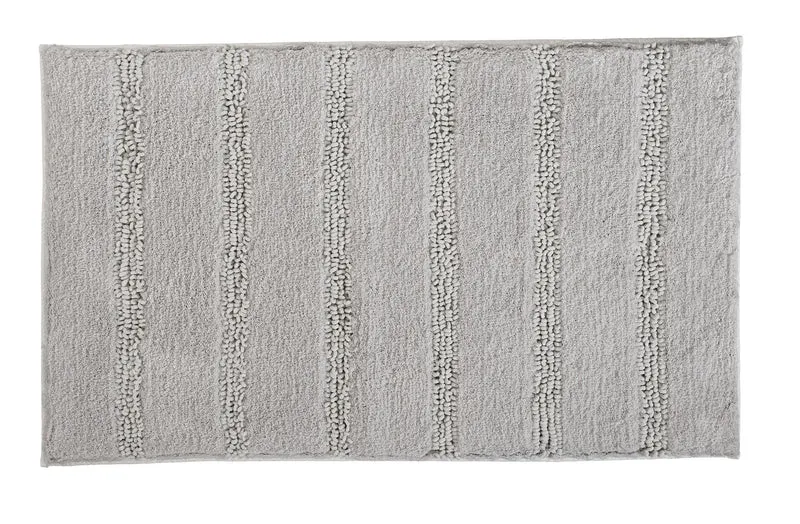 Badteppich MONROVIA Platinfarben 60 x 100 cm