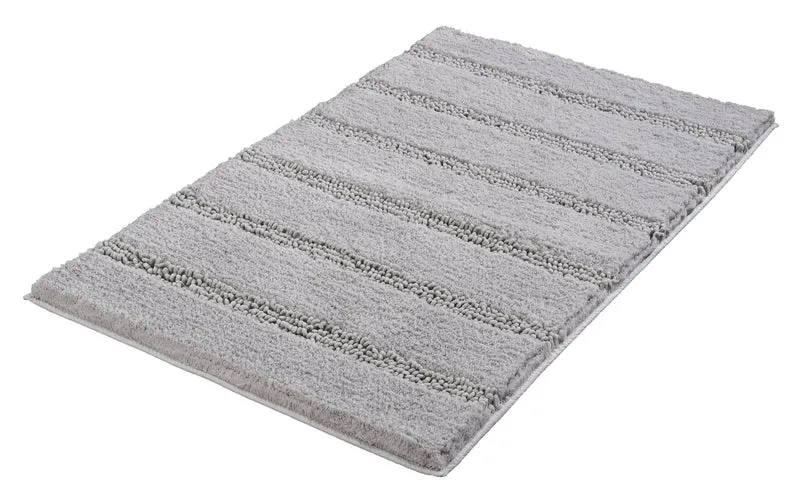 Badteppich MONROVIA Platinfarben 60 x 100 cm