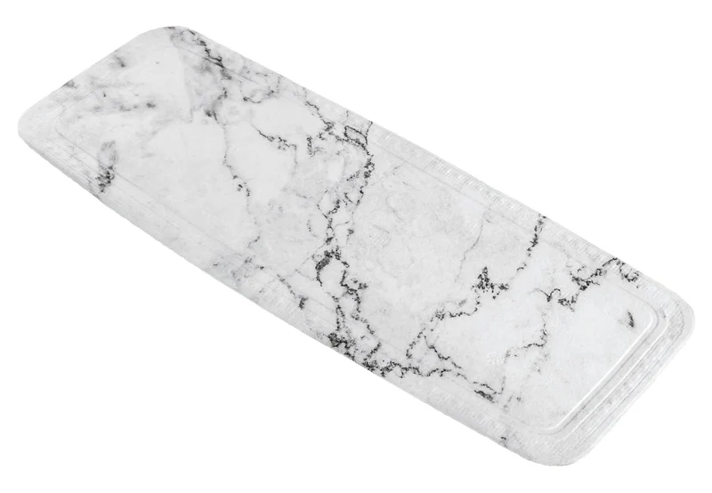 Wanneneinlage MARBLE Anthrazit 36 x 92 cm