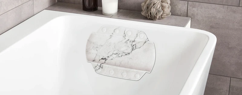 Nackenpolster MARBLE Anthrazit 32 x 22 cm