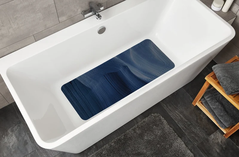 Wanneneinlage MYSTIC Navy 36 x 92 cm