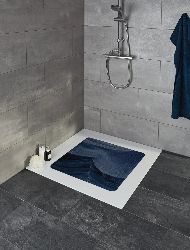 Duscheinlage MYSTIC Navy 55 x 55 cm