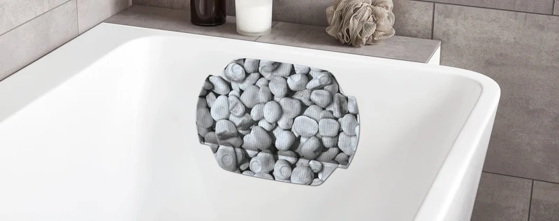 Nackenpolster STEPSTONE Grau 32 x 22 cm