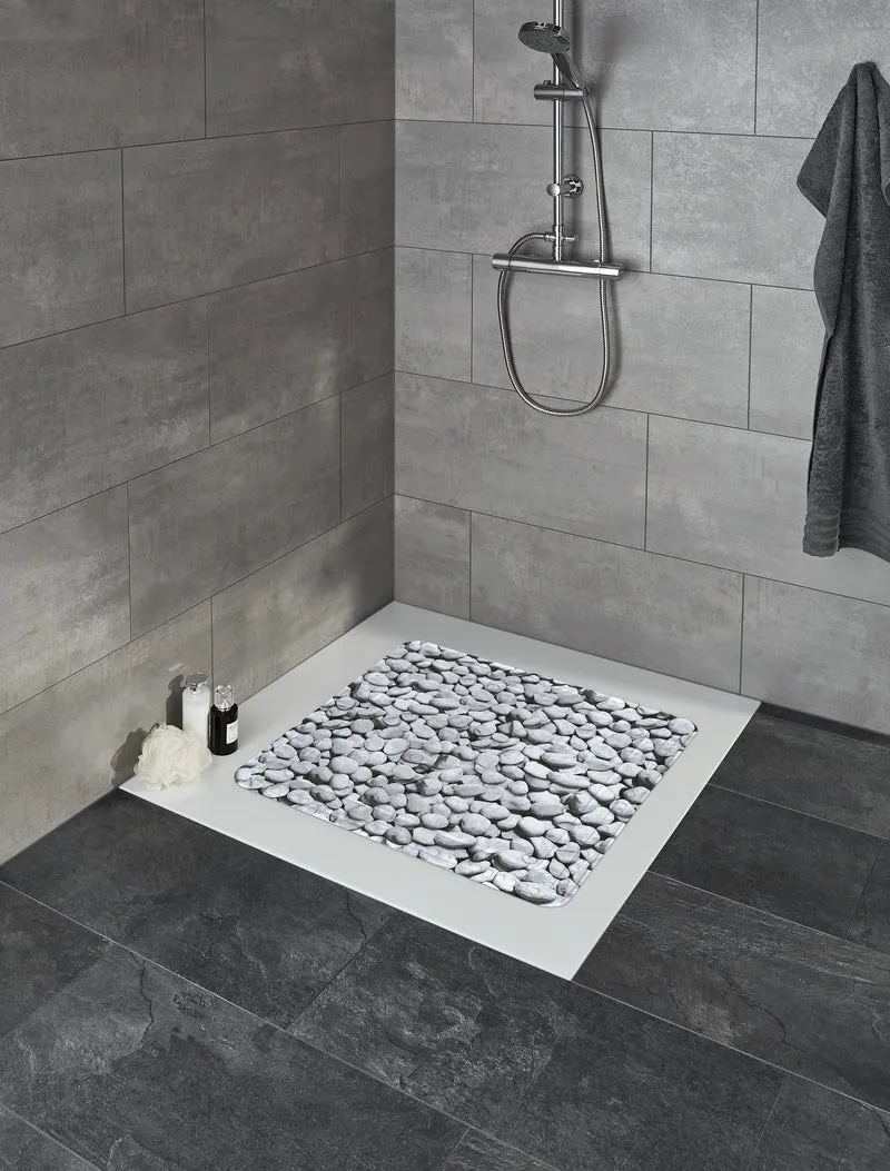 Duscheinlage STEPSTONE Grau 55 x 55 cm