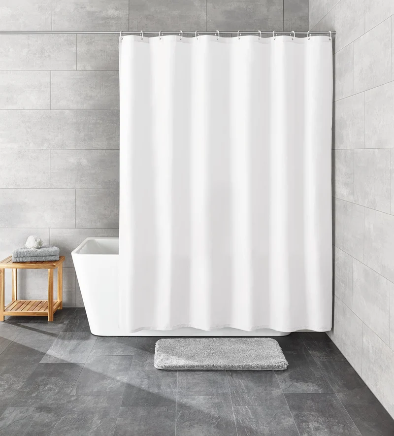 Duschvorhang PVC PHÖNIX Weiß 180 x 200 cm