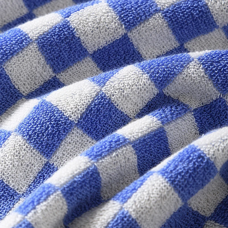Damer Elegant Frotté Håndkle med Stripemønster Luvikno