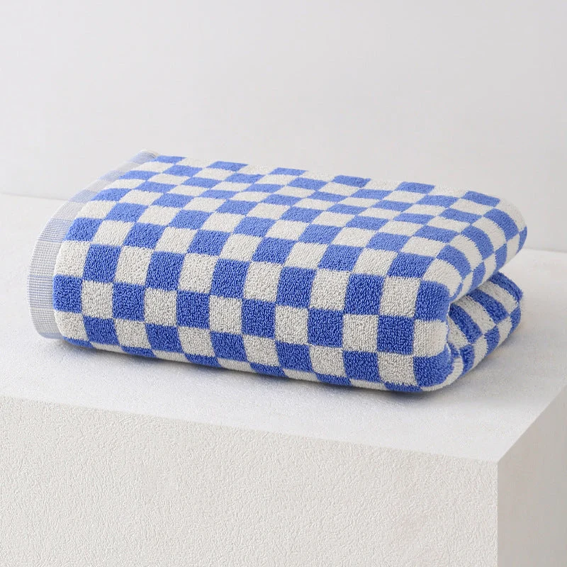 Damer Elegant Frotté Håndkle med Stripemønster Luvikno