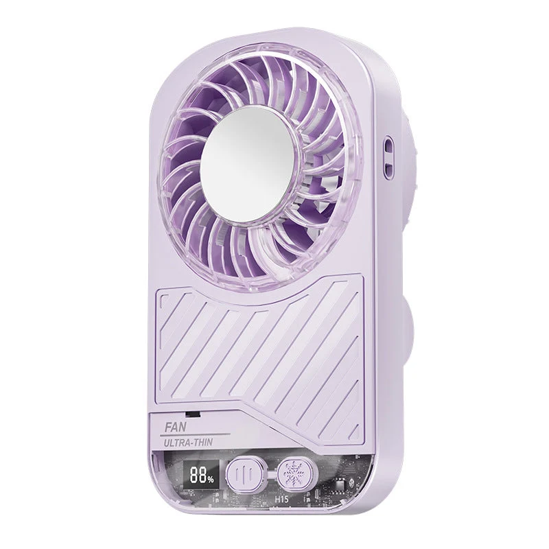 Ultra-slim oppladbar personlig vifte Luvikno