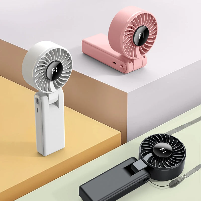 Oppladbar Clip-On Mini Skrivebordvifte Luvikno