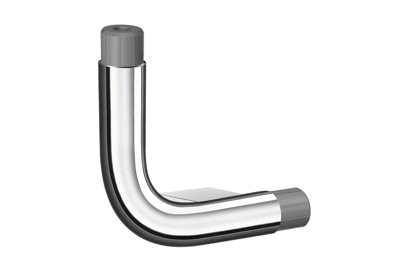 Smedbo LIVING L-Verbinder links für Haltegriffsystem, 130 x 130 mm, verchromt, Art.Nr. FK833