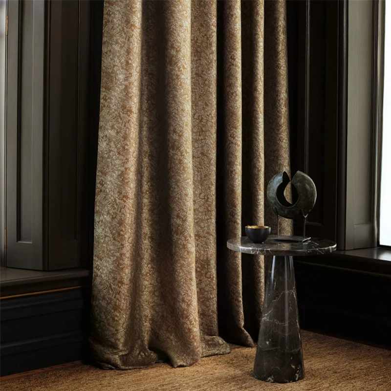Shiri – eleganter blickdichter Design-Vorhang nach Maß mit luxuriösem Metallic-Garn