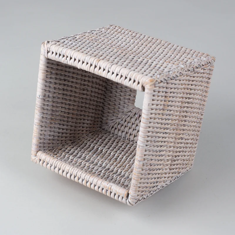 Eckige Rattan Papiertuchbox Basket KBQ