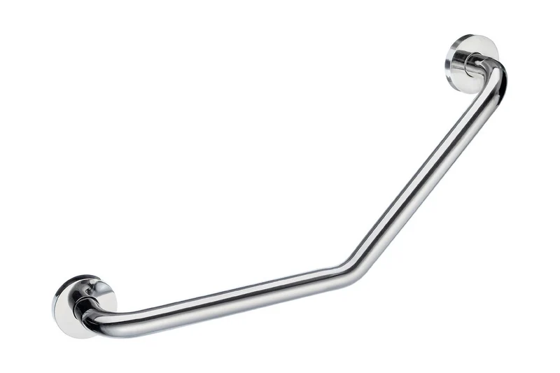 Smedbo LIVING Wannengriff gewinkelt 135 Grad, 500 mm, Ø 25 mm, Edelstahl poliert, Art.Nr. FK808