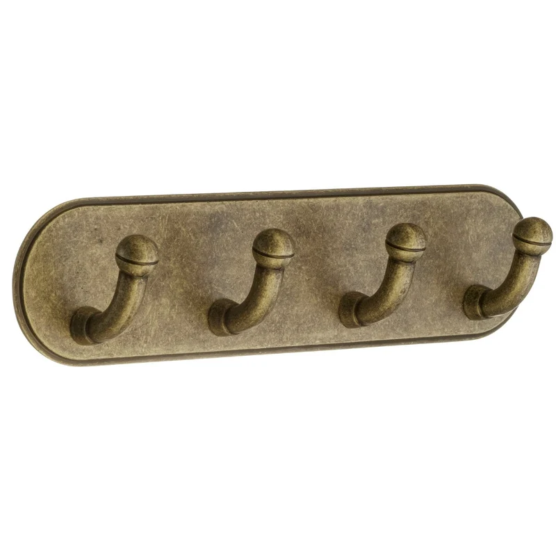 Selbstklebende Design-Vierfach-Hakenleiste, Art.Nr. 1124