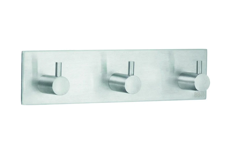 Selbstklebende Design-Dreifach-Hakenleiste eckig, Art.Nr. 1107