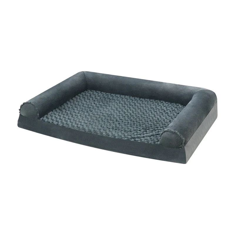 Unisex ortopedisk premium hundepute med kosetopp Luvikno