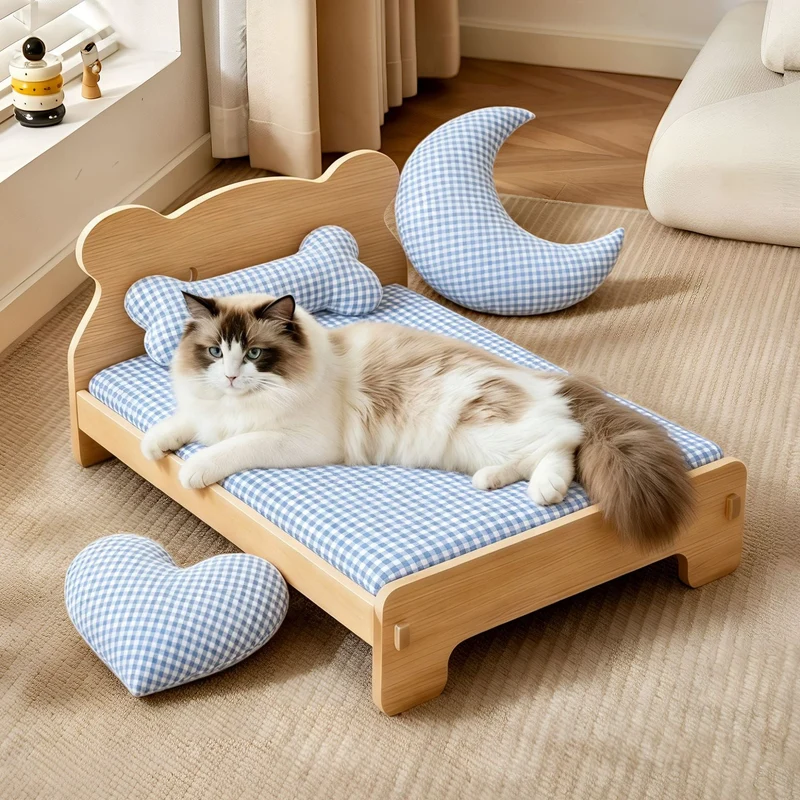 Dame luksus kattseng med ergonomisk pute Luvikno