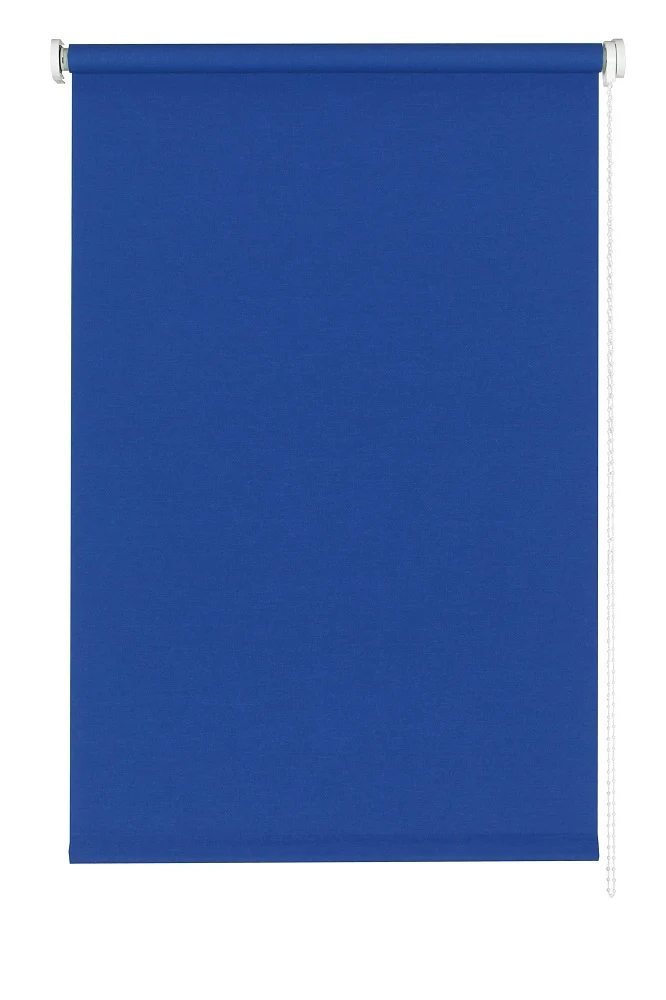 Rollo Seitenzug Verdunkelungsrollo blau BxH 82x180cm für Wand/Decken